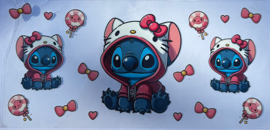 Cup wraps uvdtf hello kitty stitch with candy