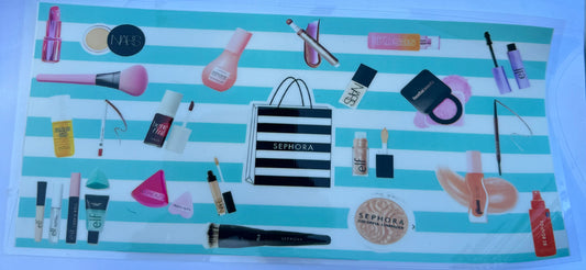 Cup wraps uvdtf Sephora blue and white stripes make up