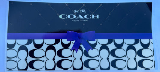 Cup wraps uvdtf coach purple ribbon