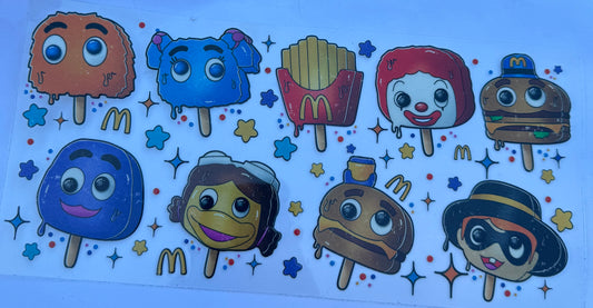 Cup wraps uvdtf McDonald’s popsicle
