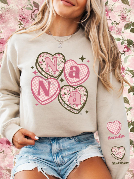 Custom  valentines NANA sweater
