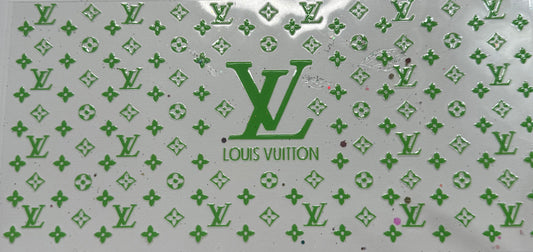 Cup wraps uvdtf lv green