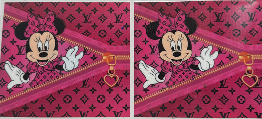 Cup wraps uvdtf lv Mickey pink