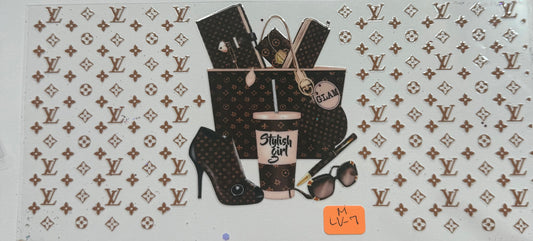 Cup wraps uvdtf lv designer purse cup sunglasses