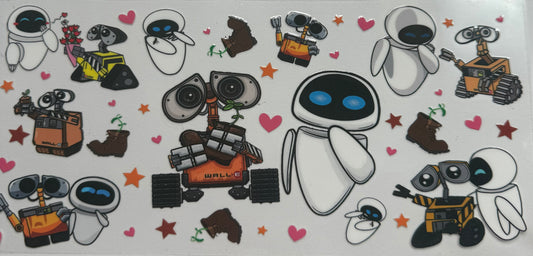 Cup wraps uvdtf wall-e