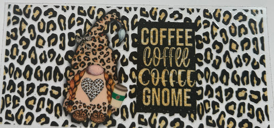Cup wraps uvdtf gnome coffee cheetah