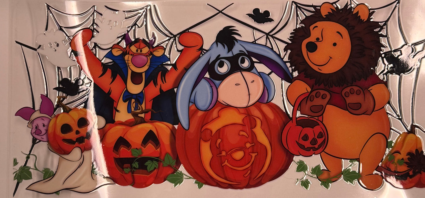 Cup wraps uvdtf Winnie the Pooh Halloween theme
