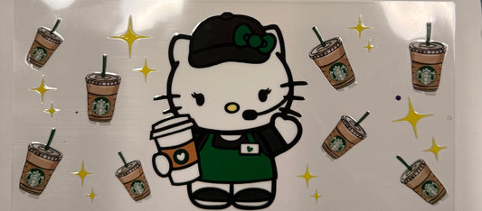 Cup wraps uvdtf Starbucks hello kitty ice coffee cups