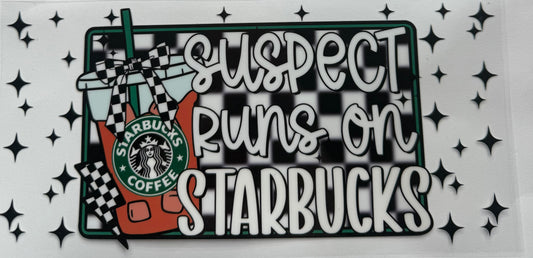 Cup wraps uvdtf suspect runs on Starbucks