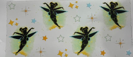 Cup wraps uvdtf tinkerbell with stars