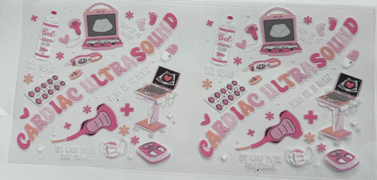 Cup wraps uvdtf cardiac ultrasound nursing