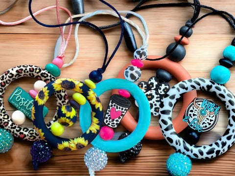 Beadable car charm