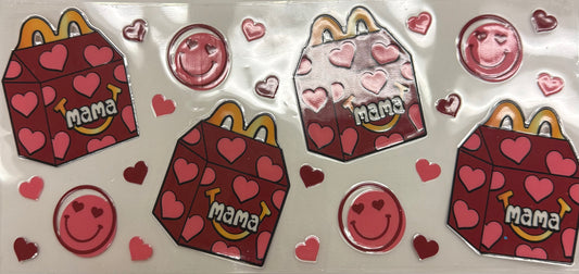 Cup wraps uvdtf double sided McDonald’s mama