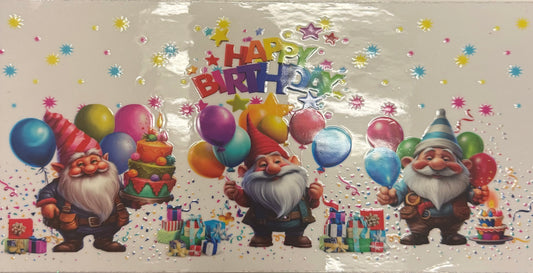Cup wraps uvdtf happy birthday gnome