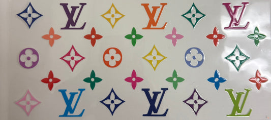Cup wraps uvdtf rainbow lv