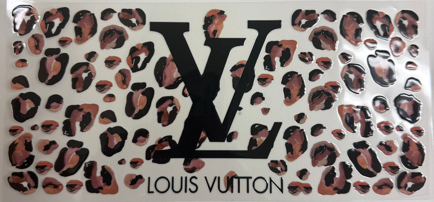 Cup wraps uvdtf cheetah LV