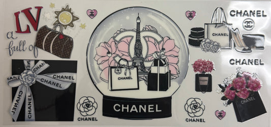 Cup wraps uvdtf Chanel snowglobe