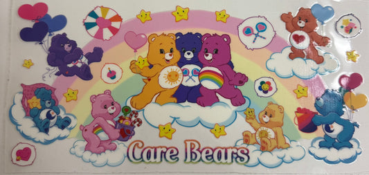 Cup wraps uvdtf carebears rainbow