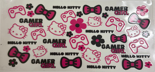 Cup wraps uvdtf hello kitty gamer