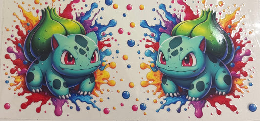 Cup wraps uvdtf paint splatter Pokémon