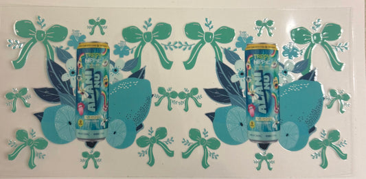 Cup wraps uvdtf Alani trippy hippie with green bows