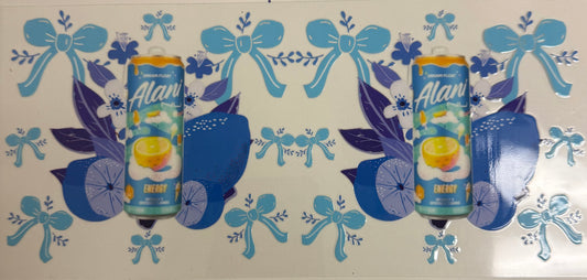 Cup wraps uvdtf Alani dream float with blue bows