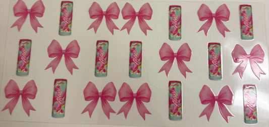 Cup wraps uvdtf Alani cheery twist with pink bows
