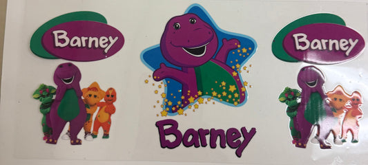 Cup wraps uvdtf Barney and friends