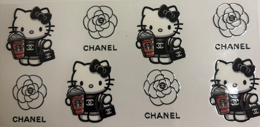 Cup wraps uvdtf hello kitty Chanel Starbucks floral