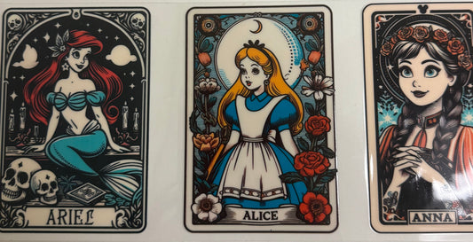 Cup wraps uvdtf princess Ariel Anna and Alice