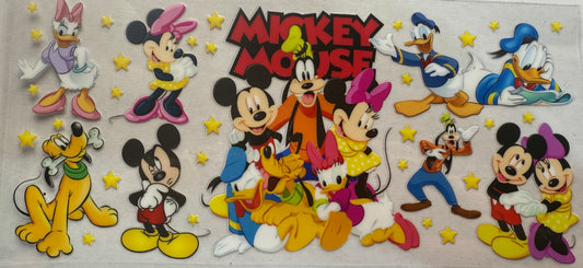 Cup wrap dtf Mickey Mouse