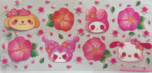 Cup wrap dtf Hello kitty