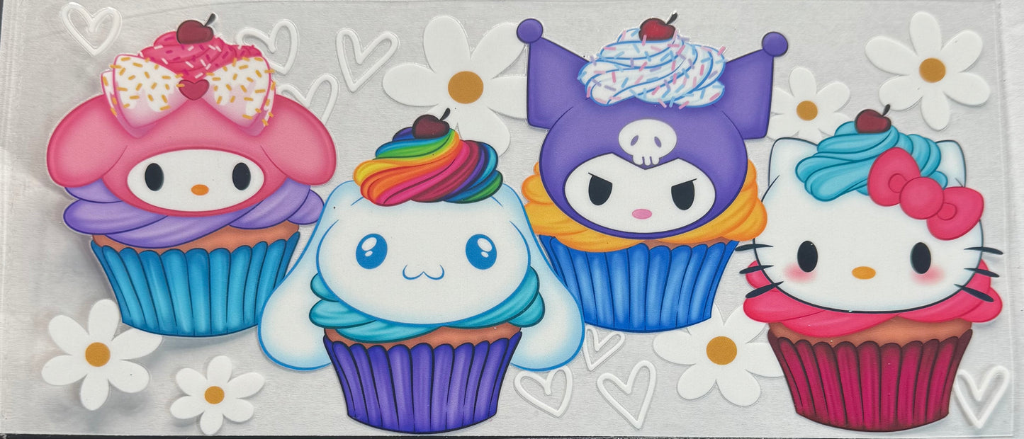 Cup wrap dtf Hello kitty