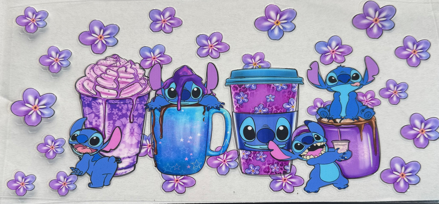 Cup wrap dtf Stitch