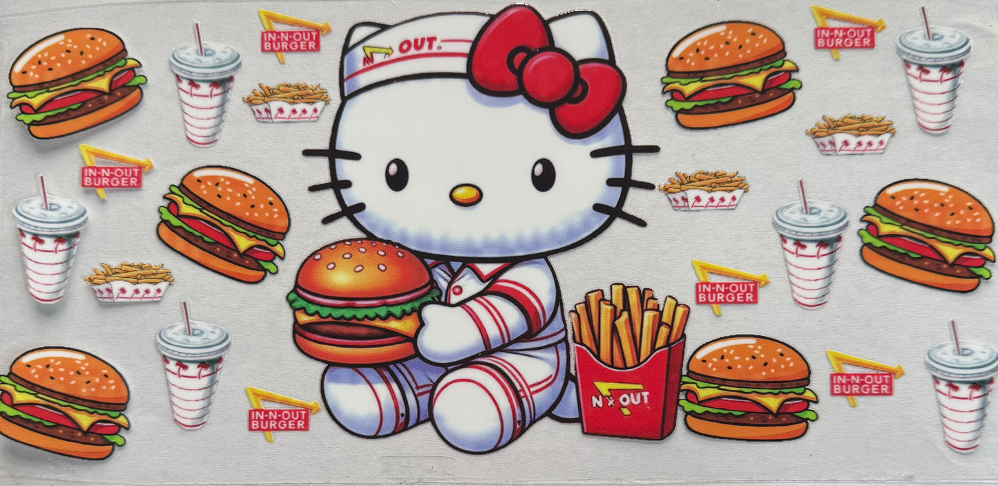 Cup wrap dtf Hello kitty