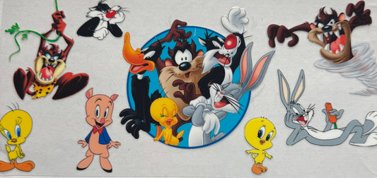 Cup wrap dtf Looney Tunes