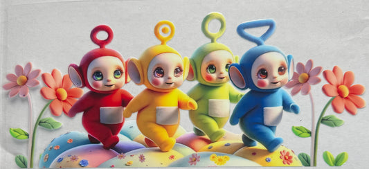 Cup wrap dtf Teletubbies