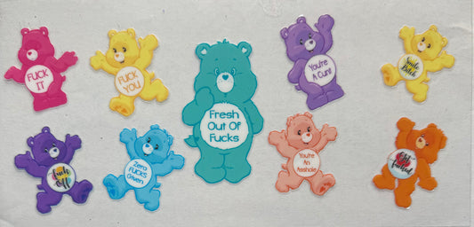 Cup wraps dtf Swear bears(care Bears)