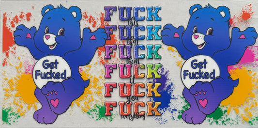 Cup wraps dtf Swear bears(care Bears)