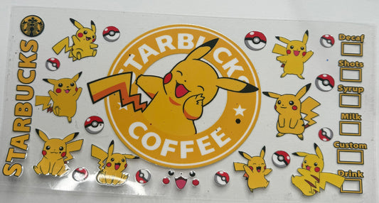 Cup wraps uvdtf  Starbucks Pokémon