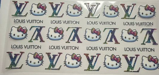 Cup wraps uvdtf hello kitty lv rainbow