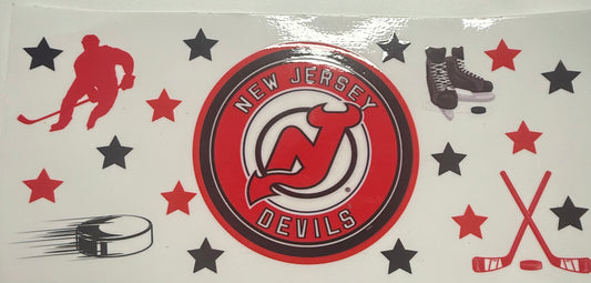 Cup wraps uvdtf New Jersey devils hockey team