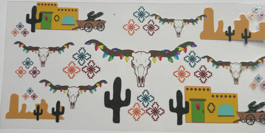 Cup wraps uvdtf western theme