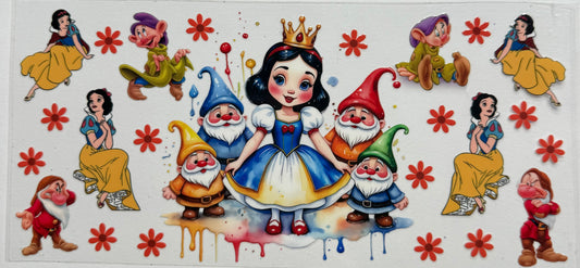 Cup wraps uvdtf Snow White
