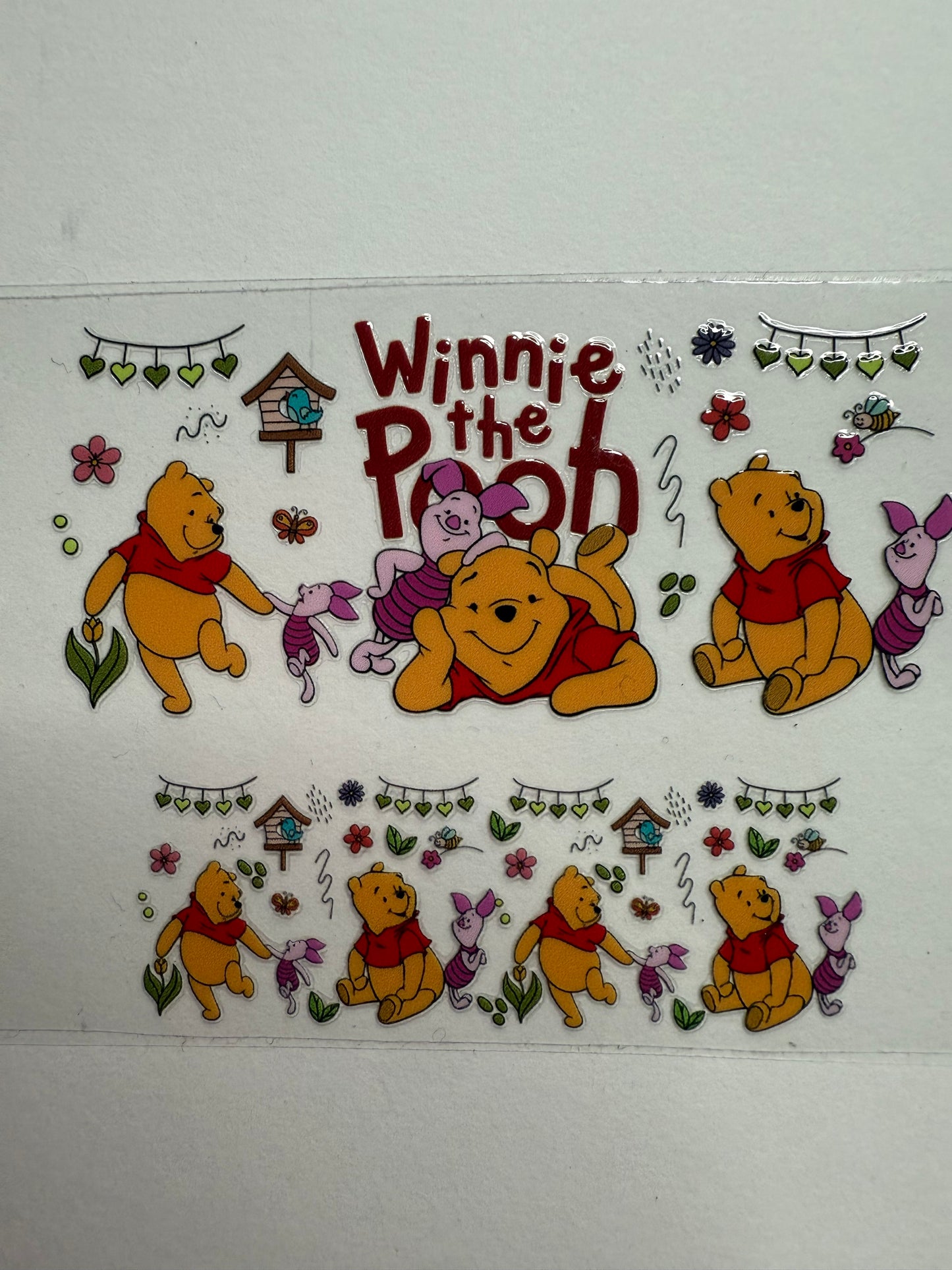 Uvdtf wraps Mini Stanley Winnie the Pooh and piglet