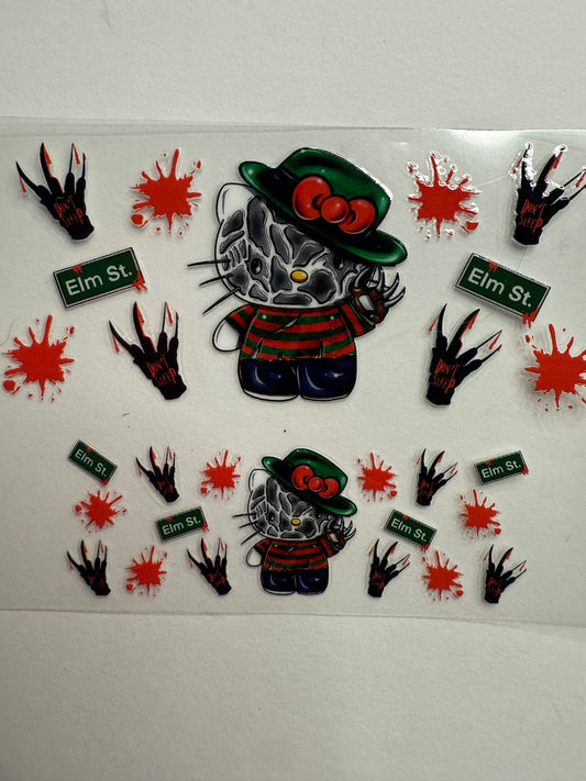 Uvdtf wraps Mini Stanley hello kitty Freddy Halloween