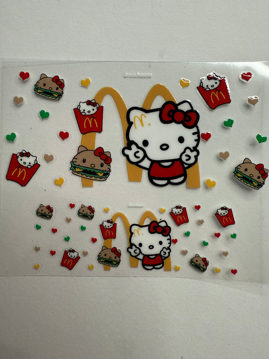 Uvdtf wraps Mini Stanley McDonald’s hello kitty