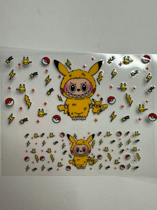 Uvdtf wraps Mini Stanley Pokémon labubu