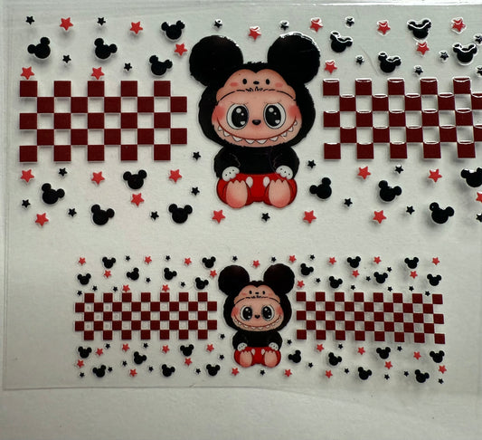 Uvdtf wraps Mini Stanley labubu Mickey Mouse