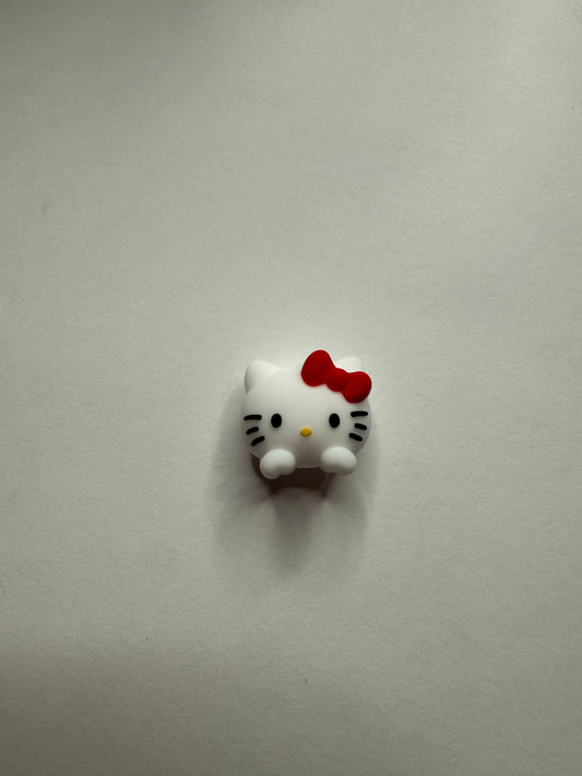 Focal 3d hello kitty head red bow